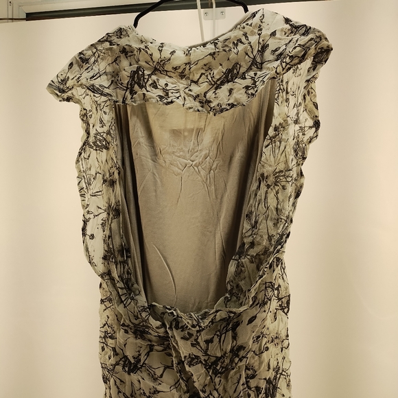 Religion grey black Floral dress - Picture 4 of 4